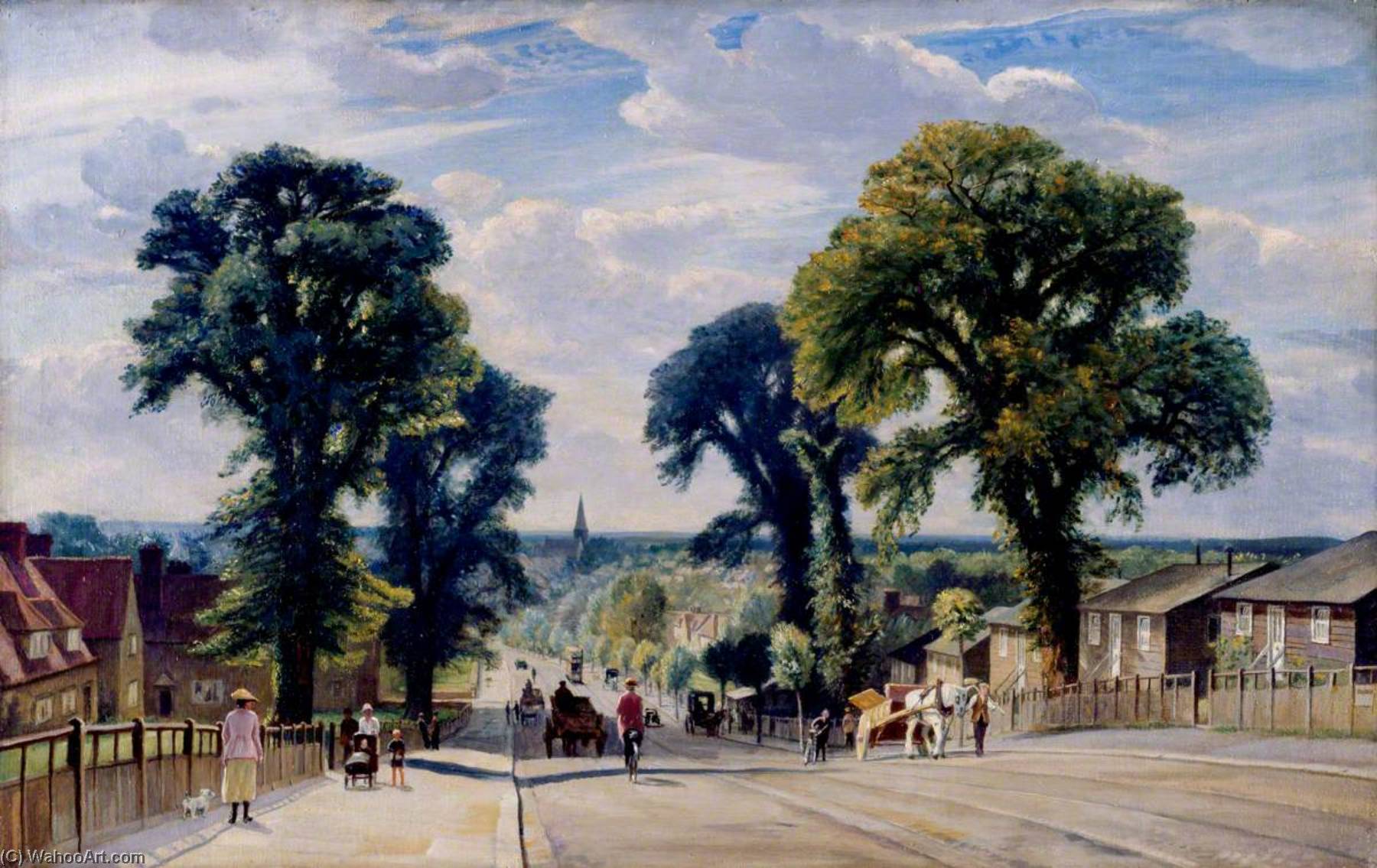 Wikioo.org - The Encyclopedia of Fine Arts - Painting, Artwork by Francis Dodd - The Well Hall Road