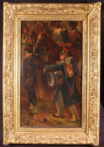 Wikioo.org - The Encyclopedia of Fine Arts - Painting, Artwork by Nicolas Toussaint Charlet - Soldats de l'empire, étude pour Le Ravin, campagne de 1809 (1843, musée des Beaux Arts, Valenciennes)