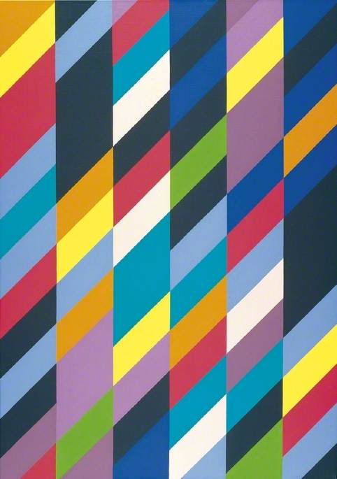 Wikioo.org - The Encyclopedia of Fine Arts - Painting, Artwork by Bridget Riley - Shadow Play