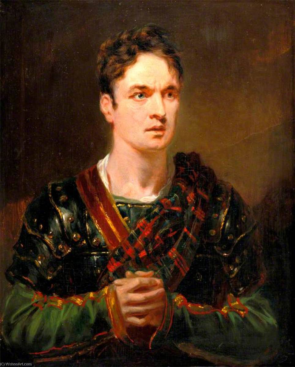 Wikioo.org - สารานุกรมวิจิตรศิลป์ - จิตรกรรม George Clint - William Charles Macready (1793–1873), as Macbeth in 'Macbeth' by William Shakespeare
