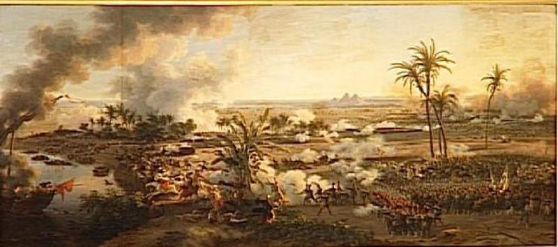 Wikioo.org – L'Encyclopédie des Beaux Arts - Peinture, Oeuvre de Louis François Baron Lejeune - BATAILLE DES PYRAMIDES . 21 JUILLET 1798