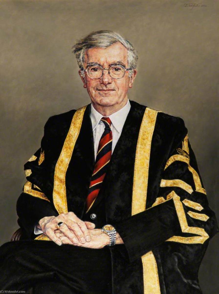Wikioo.org - The Encyclopedia of Fine Arts - Painting, Artwork by David Griffiths - Eric Sunderland (1930–2010), President of the University of Wales Lampeter (1998–2002)
