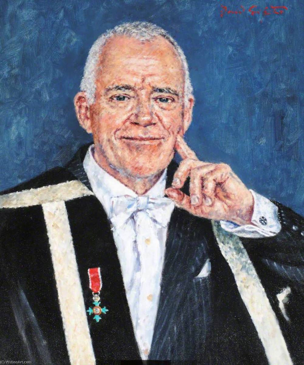 Wikioo.org - The Encyclopedia of Fine Arts - Painting, Artwork by David Griffiths - Alfred Cosier Morris (b.1941), Vice Chancellor of the University of Wales Lampeter (2003–2008)