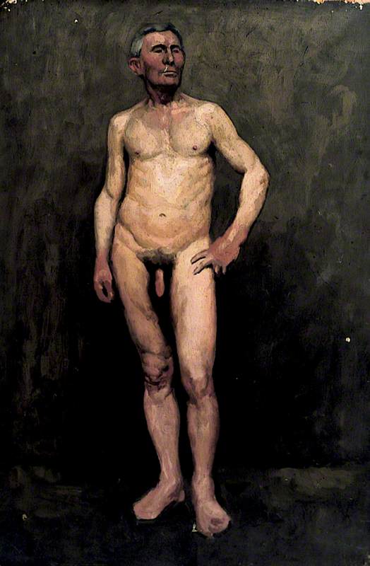 Wikioo.org - The Encyclopedia of Fine Arts - Painting, Artwork by Ralph Nicholas Chubb - Male Figure Standing
