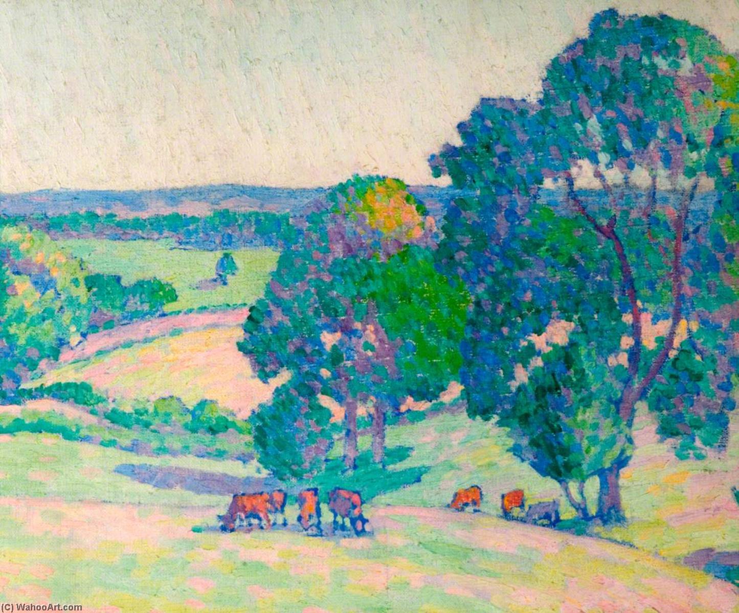 Wikioo.org - The Encyclopedia of Fine Arts - Painting, Artwork by Robert Polhill Bevan - The Ash Tree