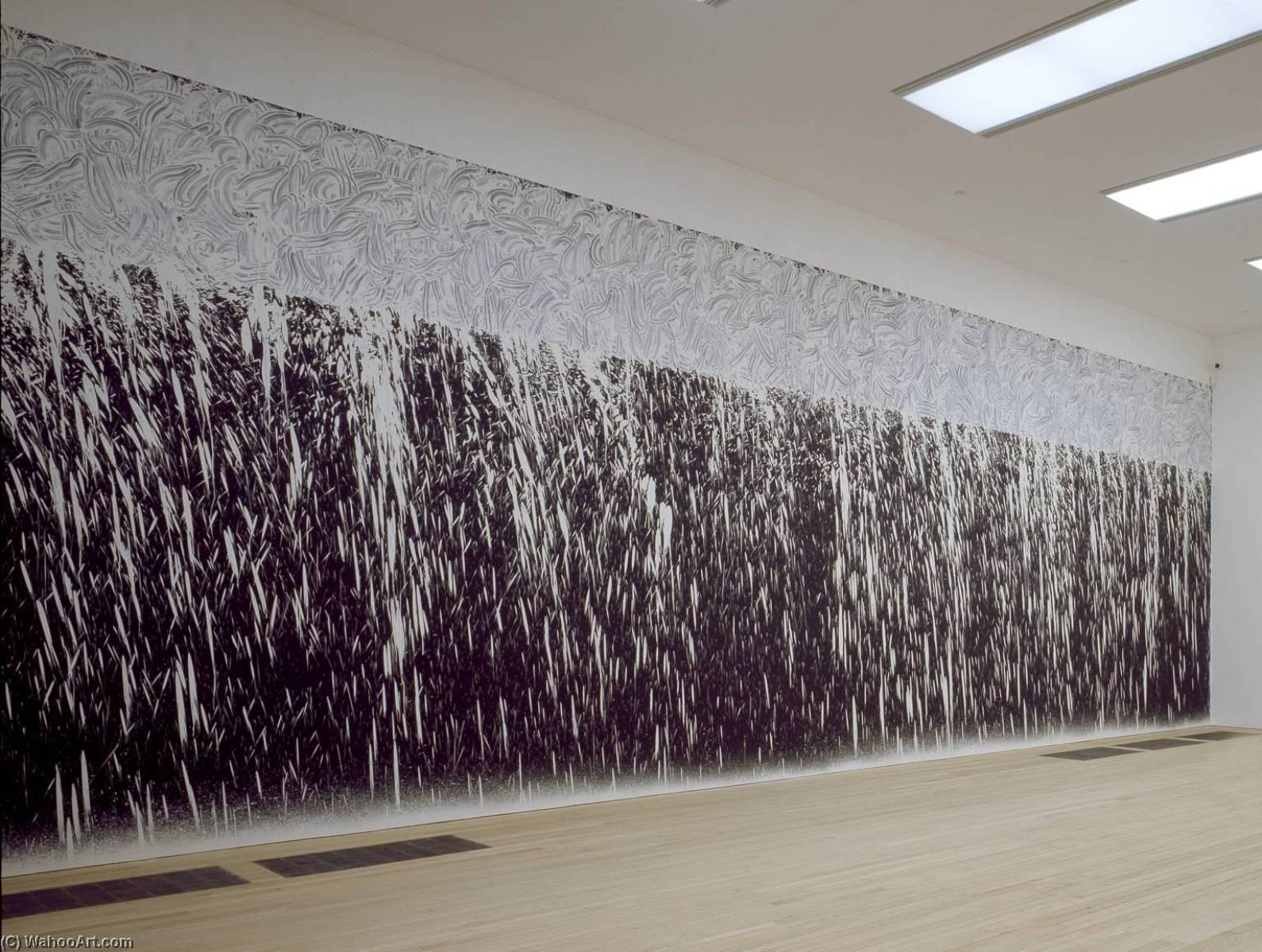 Wikioo.org - The Encyclopedia of Fine Arts - Painting, Artwork by Richard Long - Waterfall Line