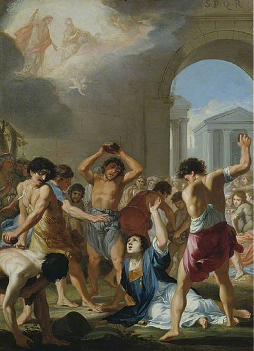 Wikioo.org - The Encyclopedia of Fine Arts - Painting, Artwork by Jacques De Stella - The Martyrdom of St Stephen