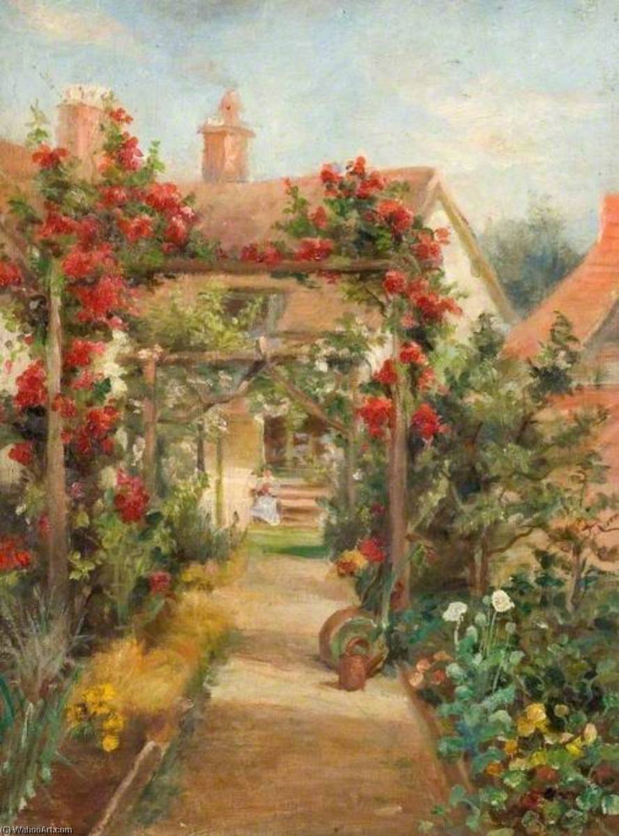 Wikioo.org - The Encyclopedia of Fine Arts - Painting, Artwork by Margaret Thomas - Cottage Garden