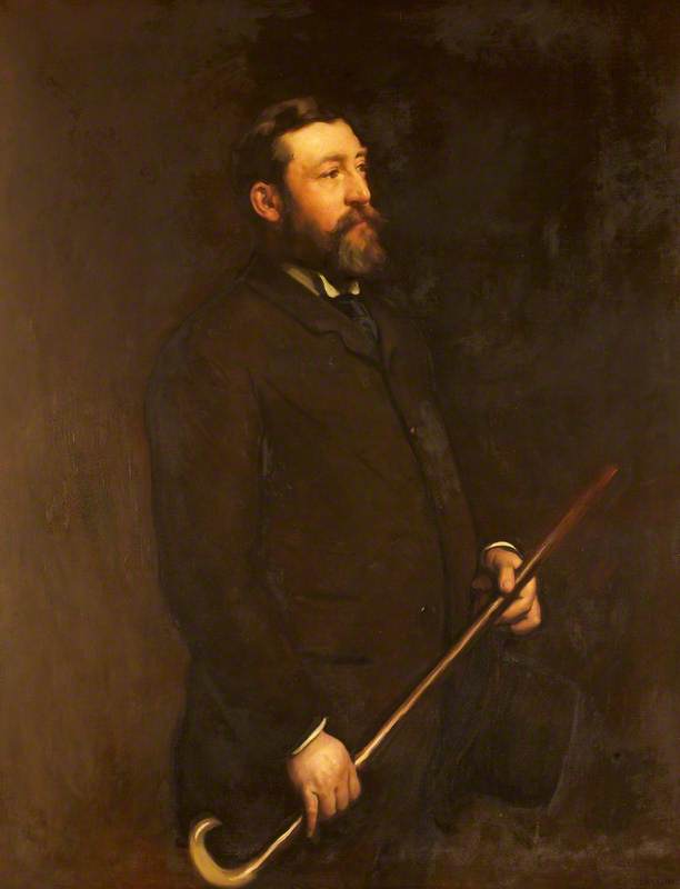 Wikioo.org - The Encyclopedia of Fine Arts - Painting, Artwork by Margaret Lindsay Williams - Judge Gwilym Williams of Miskin (1839–1906)