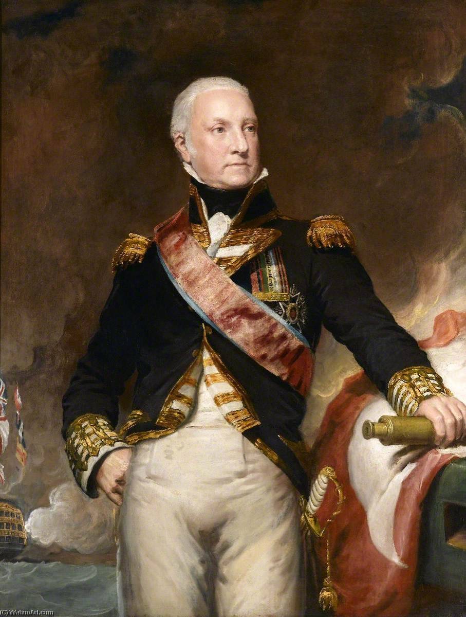 Wikioo.org - The Encyclopedia of Fine Arts - Painting, Artwork by Samuel Drummond - Admiral Edward Pellew (1757–1833), 1st Viscount Exmouth