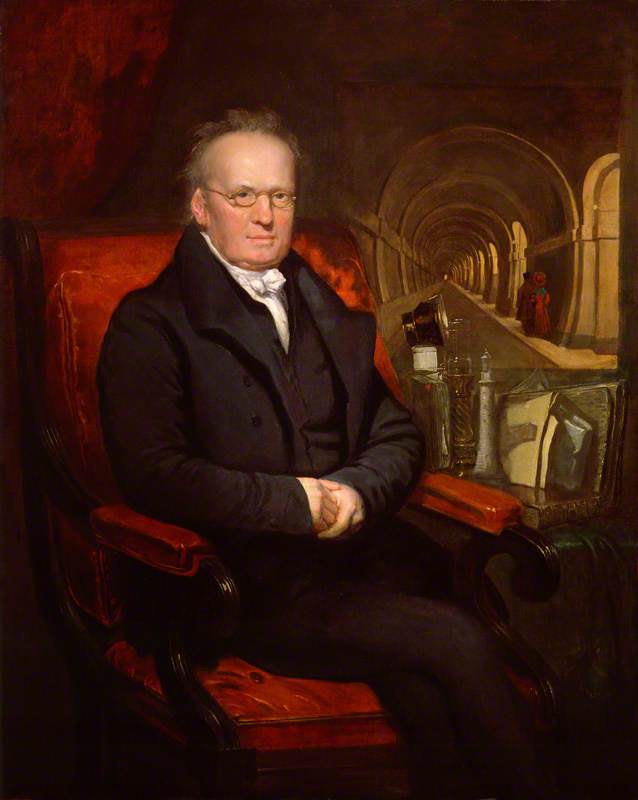 Wikioo.org - The Encyclopedia of Fine Arts - Painting, Artwork by Samuel Drummond - Sir Marc Isambard Brunel