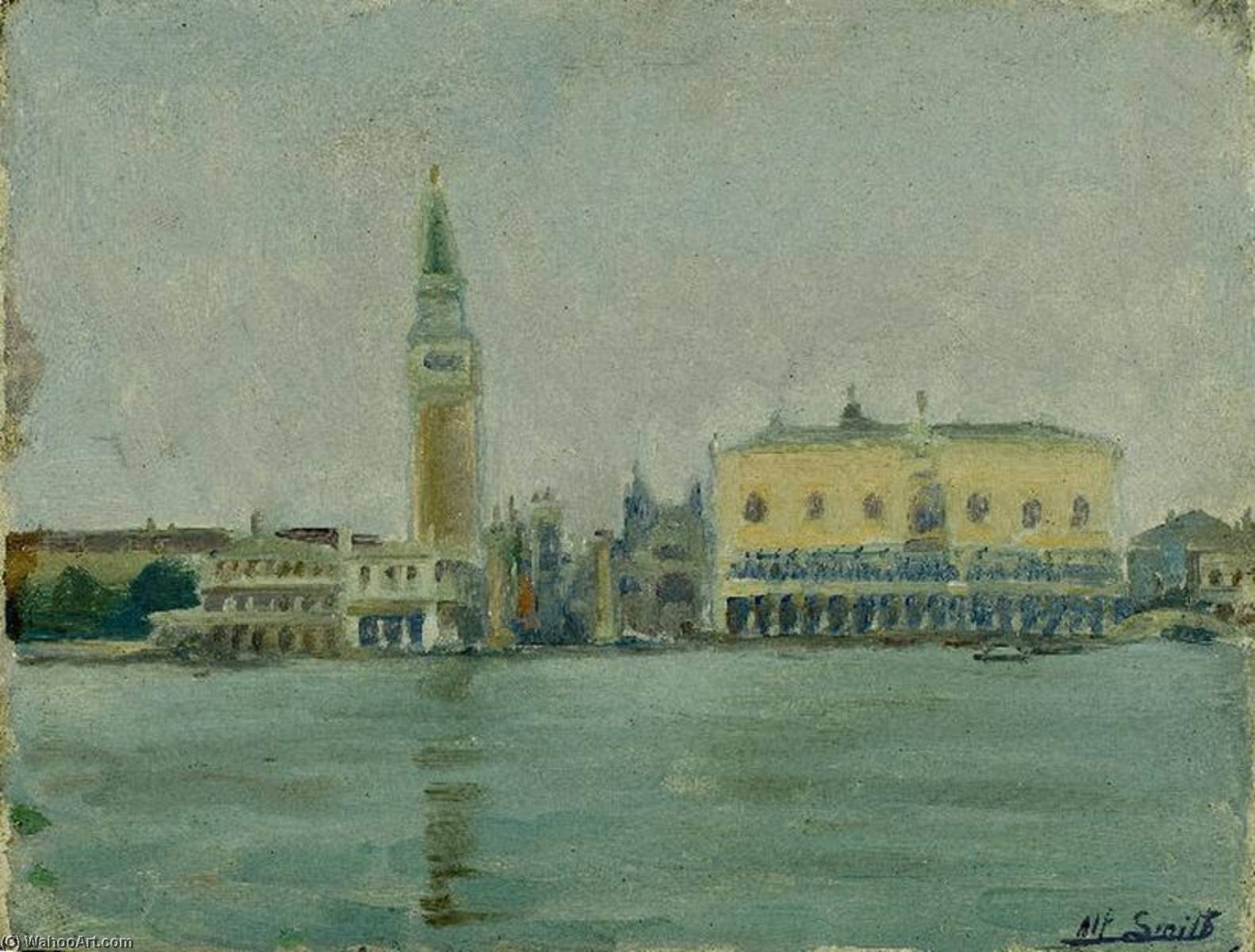 Wikioo.org - The Encyclopedia of Fine Arts - Painting, Artwork by Smith Alfred - Venise matin brumeux