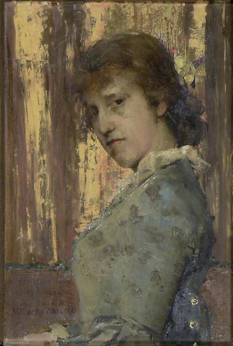Wikioo.org - The Encyclopedia of Fine Arts - Painting, Artwork by Jules Bastien Lepage - Laura, Lady Alma Tadema