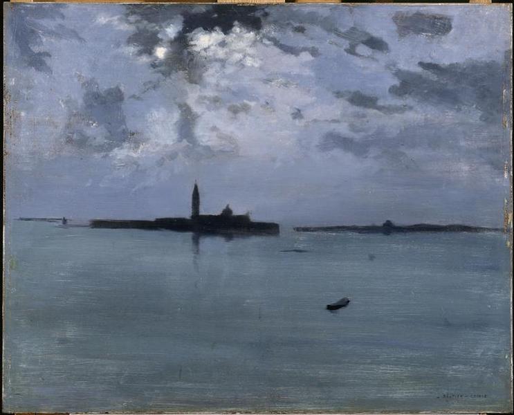 Wikioo.org – L'Enciclopedia delle Belle Arti - Pittura, Opere di Jules Bastien Lepage - La Nuit sur la lagune