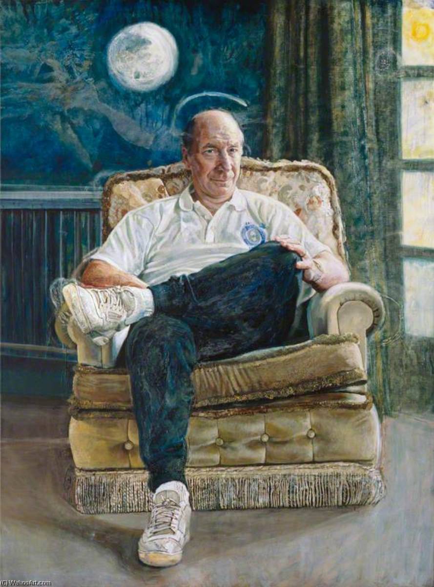 Wikioo.org - The Encyclopedia of Fine Arts - Painting, Artwork by Peter Douglas Edwards - Bobby Charlton