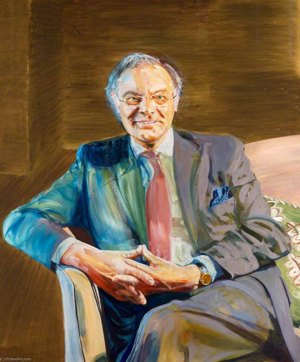 Wikioo.org - The Encyclopedia of Fine Arts - Painting, Artwork by Peter Douglas Edwards - Derec Llwyd Morgan (b.1943), Vice Chancellor (1994–2004)