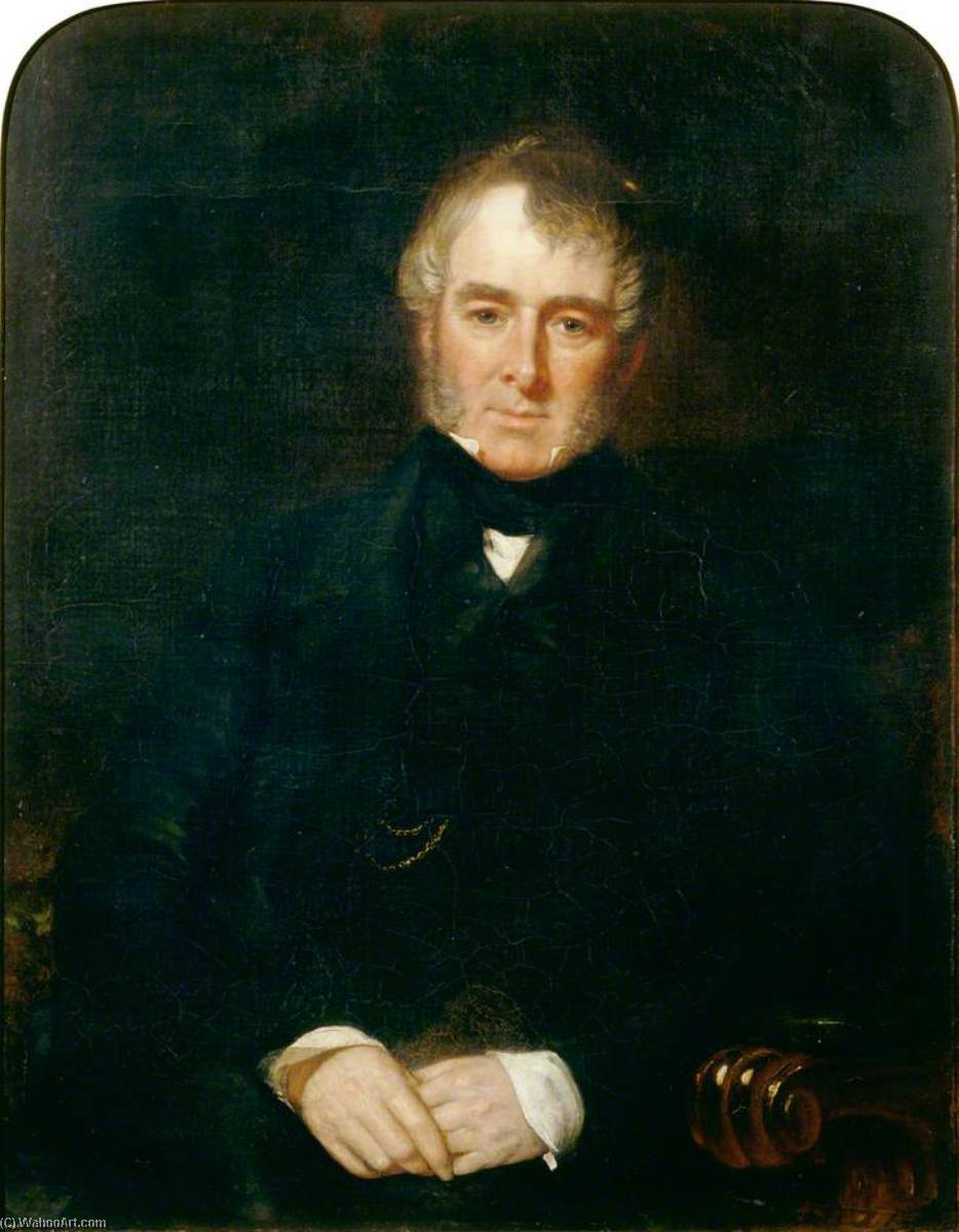 Wikioo.org - The Encyclopedia of Fine Arts - Painting, Artwork by John Partridge - William Lamb, 2nd Viscount Melbourne (1779–1848), Prime Minister