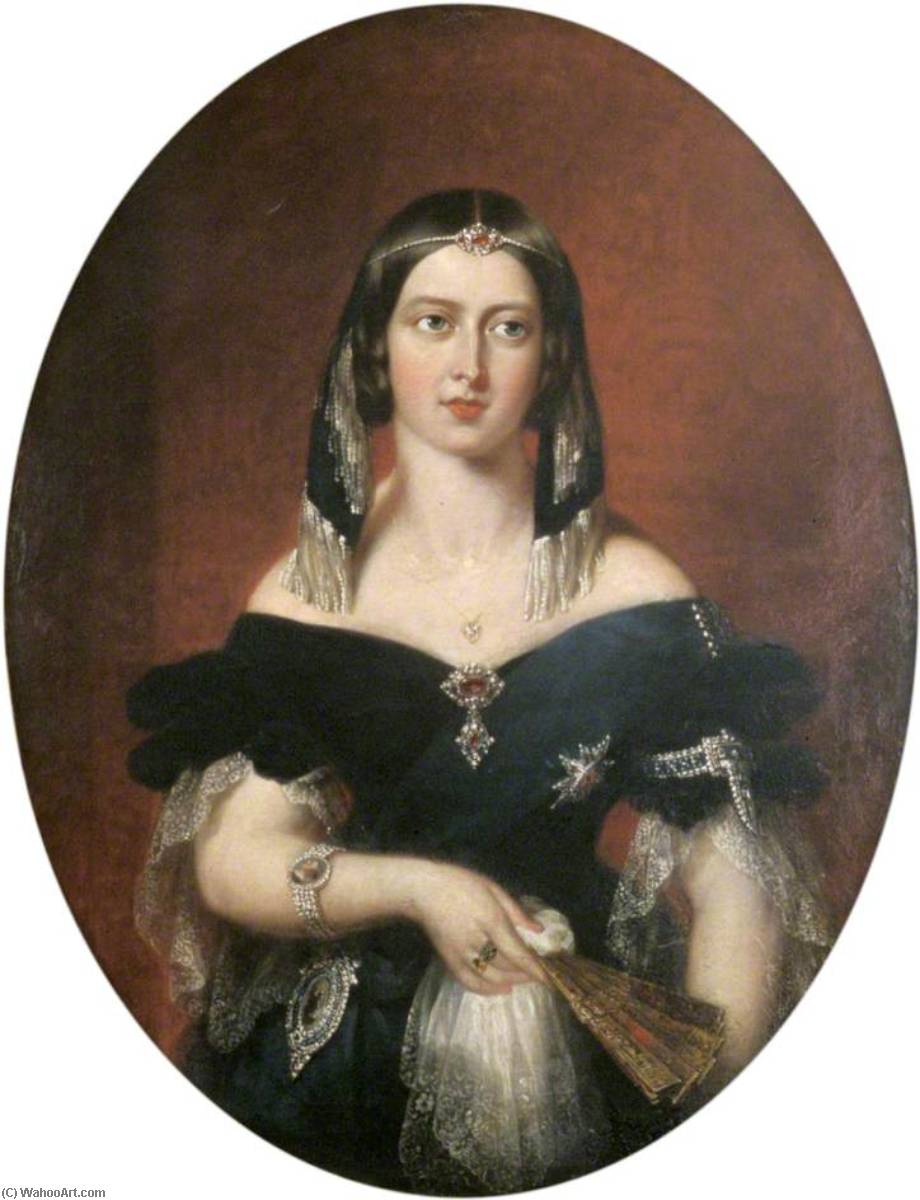 Wikioo.org - The Encyclopedia of Fine Arts - Painting, Artwork by John Partridge - Queen Victoria (1819–1901)