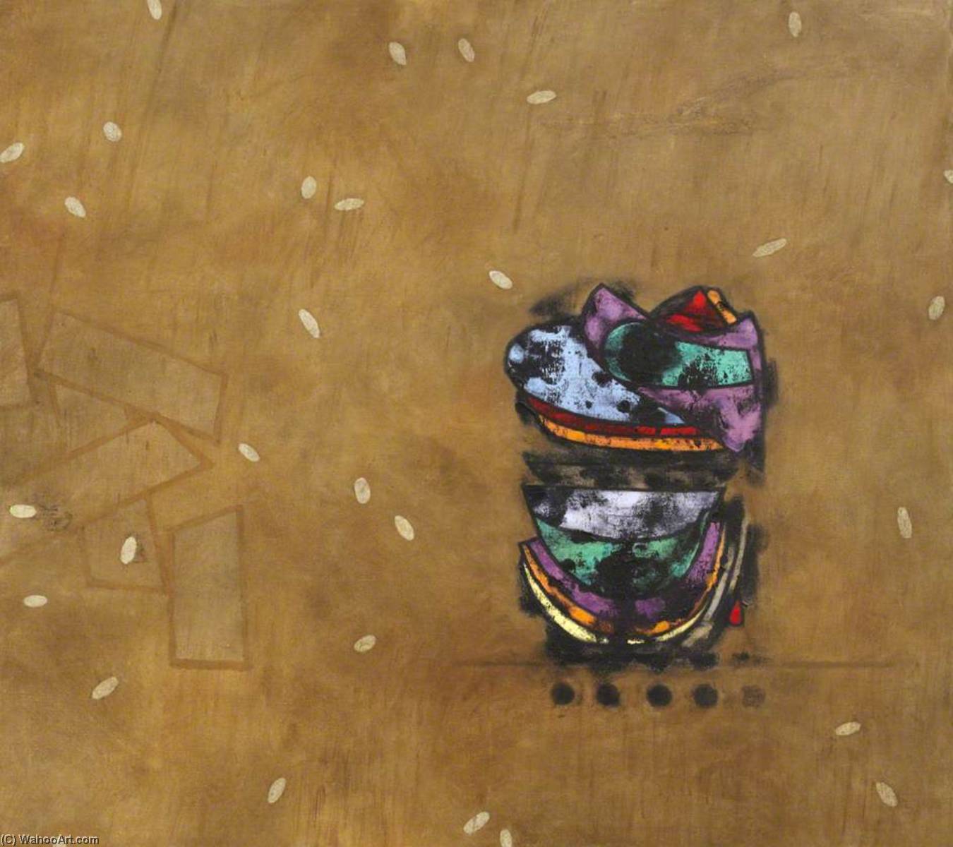 WikiOO.org - دایره المعارف هنرهای زیبا - نقاشی، آثار هنری Prunella Clough - Small Stack