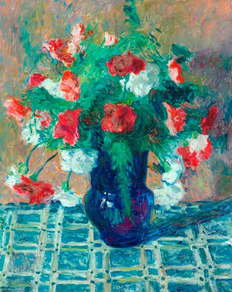Wikioo.org - The Encyclopedia of Fine Arts - Painting, Artwork by James Bolivar Manson - Vase of Flowers
