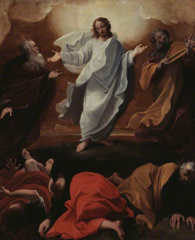 Wikioo.org – La Enciclopedia de las Bellas Artes - Pintura, Obras de arte de Lodovico Carracci - La Transfiguración
