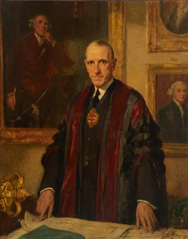 Wikioo.org - The Encyclopedia of Fine Arts - Painting, Artwork by Francis Edwin Hodge - Alfred Edward (1880–1958), Lord Webb Johnson of Stoke on Trent