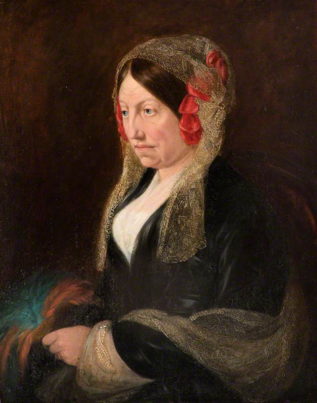 Wikioo.org - The Encyclopedia of Fine Arts - Painting, Artwork by Edward Villiers Rippingille - Dorothy Clutton (1791–1862), Mrs John Henry Whitmore Jones