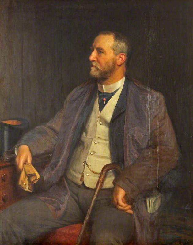 Wikioo.org - The Encyclopedia of Fine Arts - Painting, Artwork by Henry Tanworth Wells - Alderman Edwin Grove