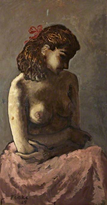Wikioo.org - The Encyclopedia of Fine Arts - Painting, Artwork by Peake Mervyn - Seated Figure