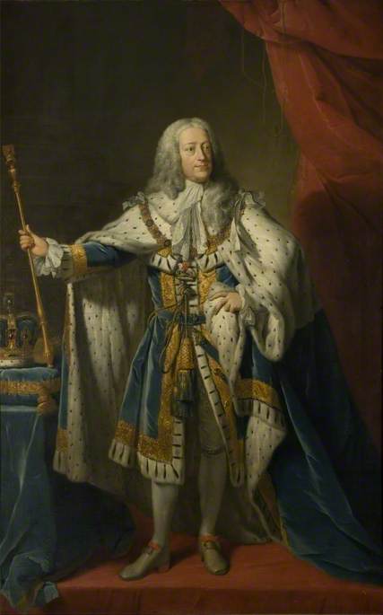 Wikioo.org - The Encyclopedia of Fine Arts - Painting, Artwork by John Shackleton - George II (1683–1760)