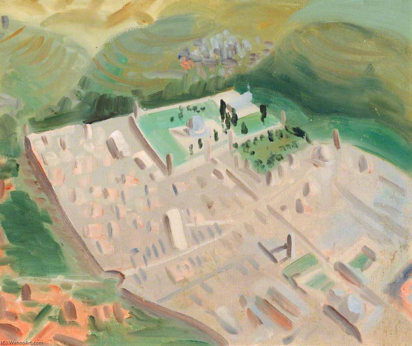 Wikioo.org - The Encyclopedia of Fine Arts - Painting, Artwork by Richard Carline - First Sketch for 'Jerusalem'