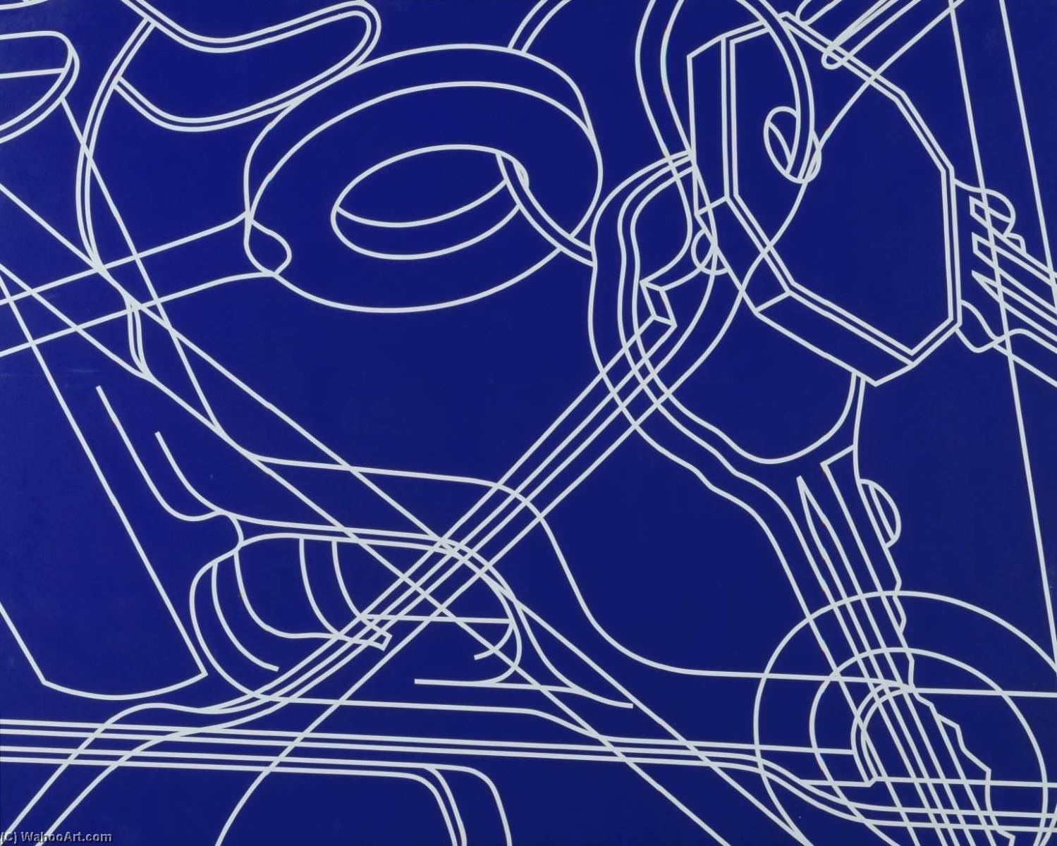 Wikioo.org - The Encyclopedia of Fine Arts - Painting, Artwork by Michael Craig Martin - Full Life
