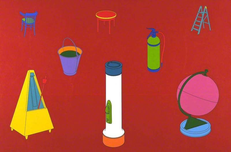 Wikioo.org - The Encyclopedia of Fine Arts - Painting, Artwork by Michael Craig Martin - Knowing