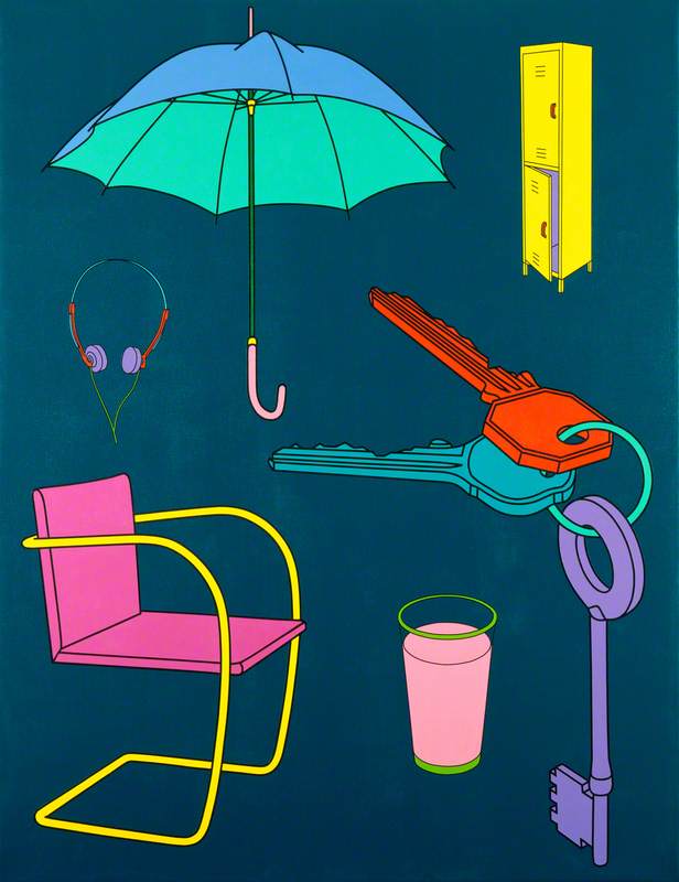 Wikioo.org - The Encyclopedia of Fine Arts - Painting, Artwork by Michael Craig Martin - Untitled
