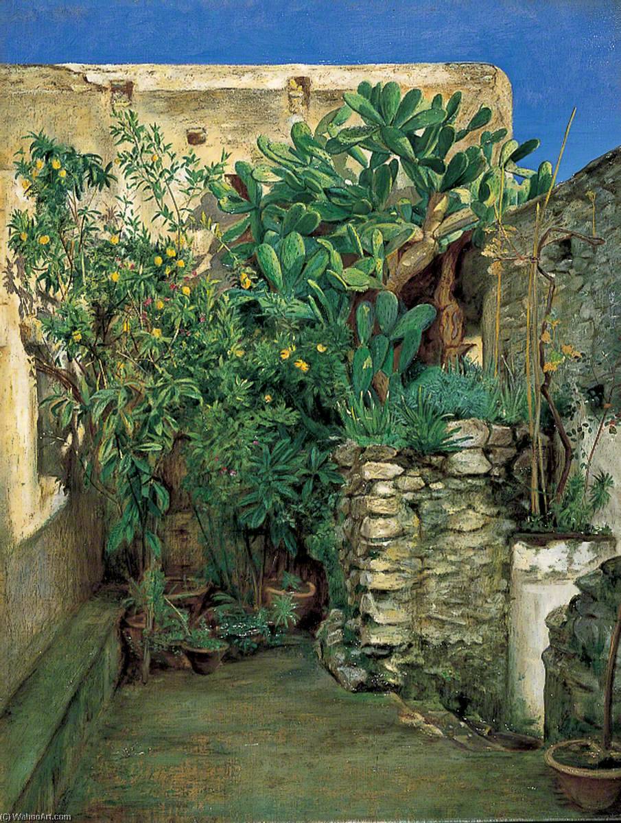 Wikioo.org - The Encyclopedia of Fine Arts - Painting, Artwork by Henry Wallis - Corner of an Eastern Courtyard