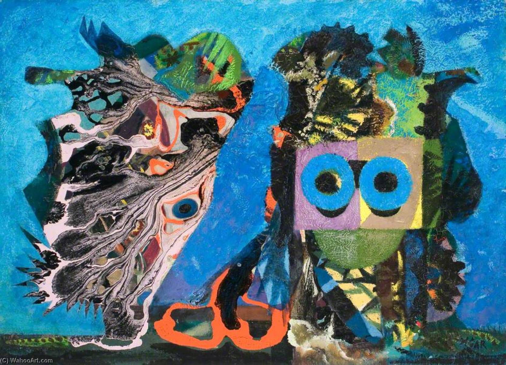 Wikioo.org - The Encyclopedia of Fine Arts - Painting, Artwork by Eileen Agar - An Exceptional Occurrence