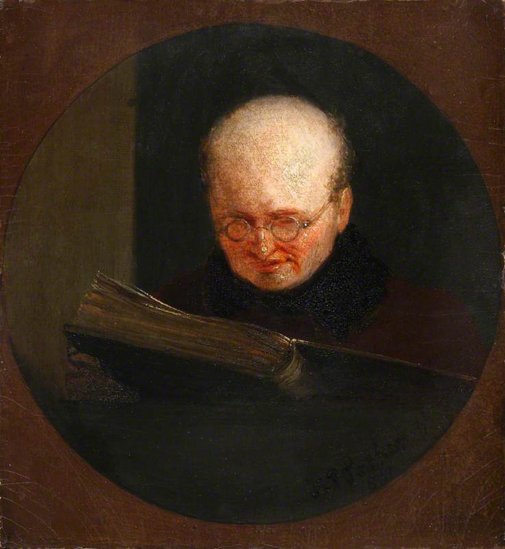 Wikioo.org - The Encyclopedia of Fine Arts - Painting, Artwork by Henry Perlee Parker - Portrait of a Man (said to be Benjamin Robert Haydon, 1786–1846)