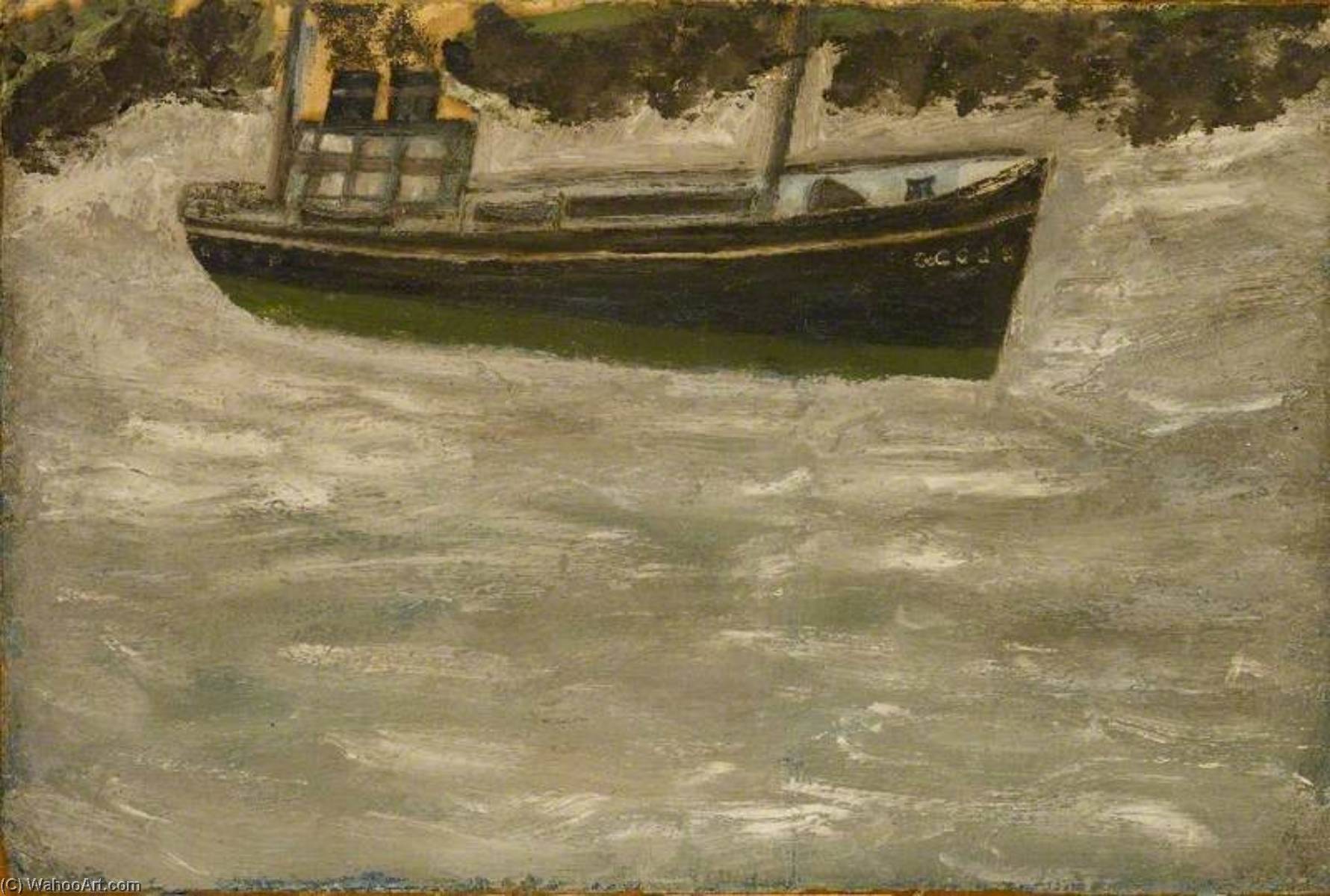 Wikioo.org - The Encyclopedia of Fine Arts - Painting, Artwork by Alfred Wallis - Trawler