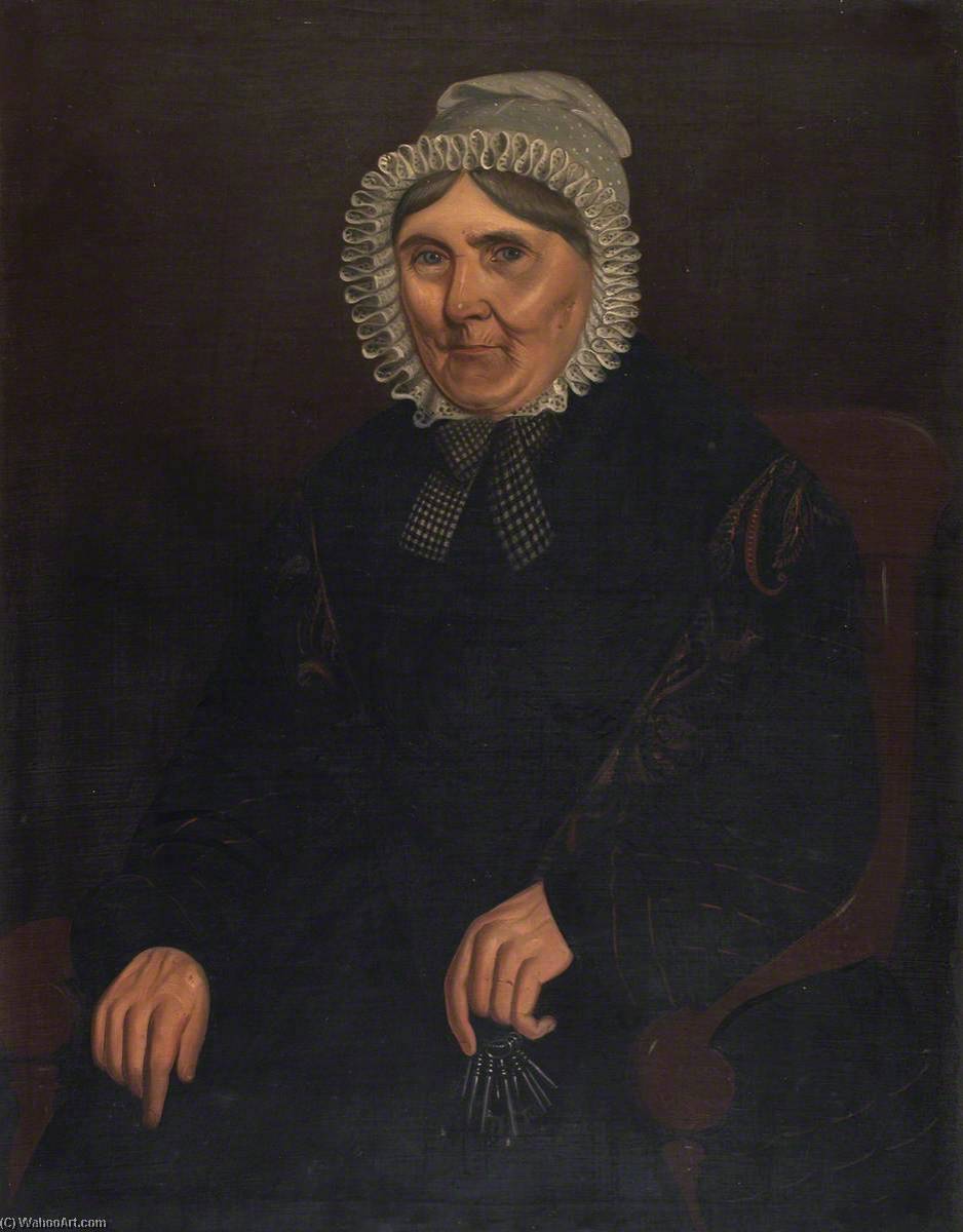 Wikioo.org - The Encyclopedia of Fine Arts - Painting, Artwork by William Roos - Half Length Portrait of a Woman