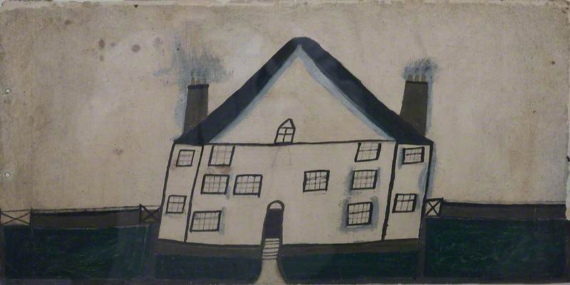 Wikioo.org - The Encyclopedia of Fine Arts - Painting, Artwork by Alfred Wallis - House