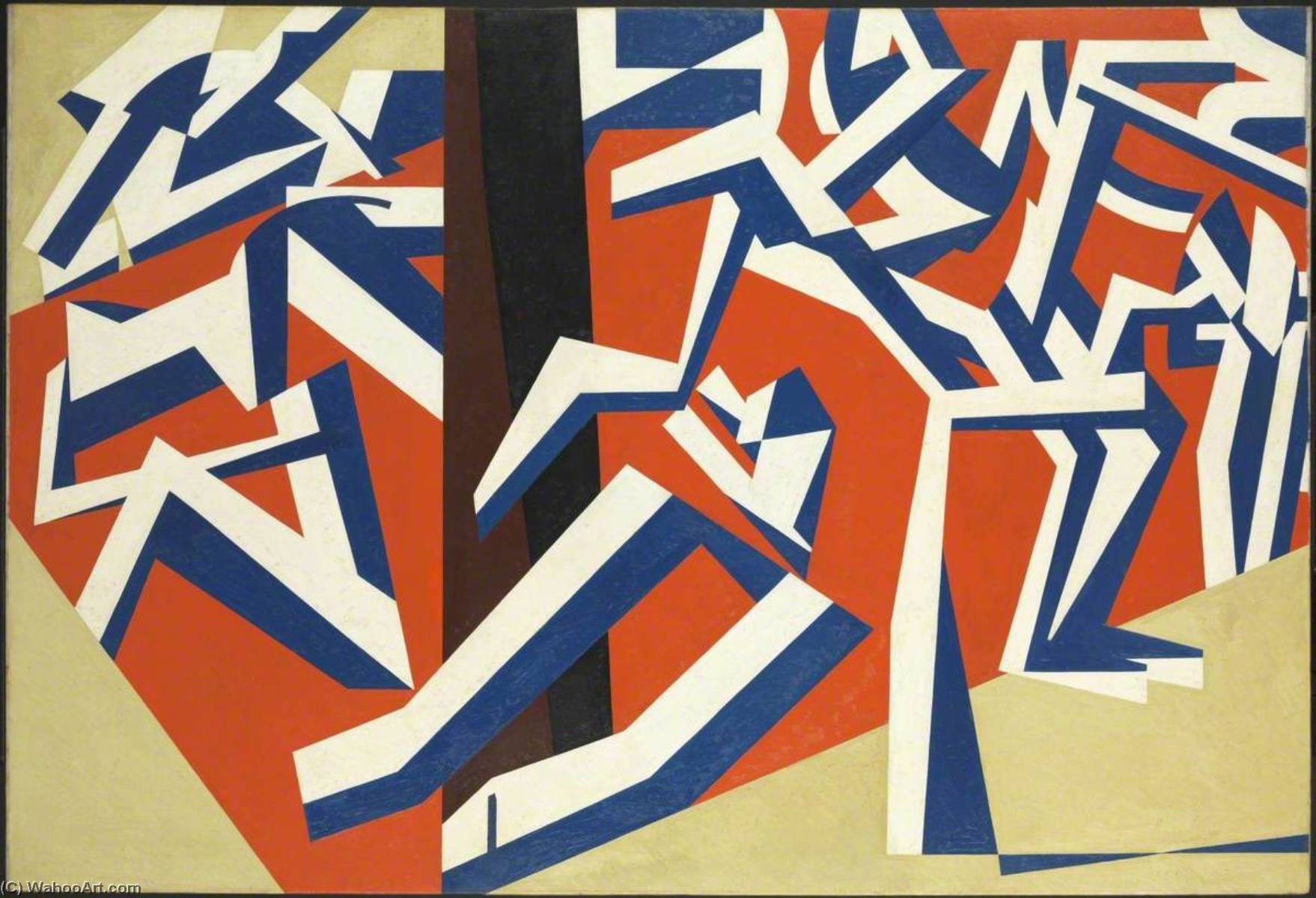 Wikioo.org - The Encyclopedia of Fine Arts - Painting, Artwork by David Garshen Bomberg - The Mud Bath