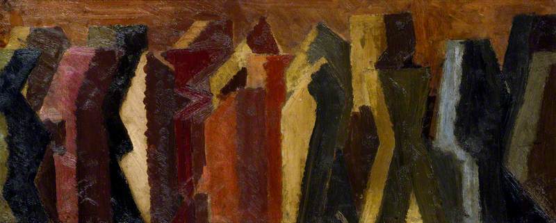Wikioo.org - The Encyclopedia of Fine Arts - Painting, Artwork by David Garshen Bomberg - Procession