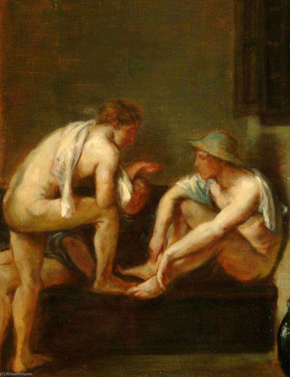 WikiOO.org - دایره المعارف هنرهای زیبا - نقاشی، آثار هنری Charles Hazelwood Shannon - The Bathers