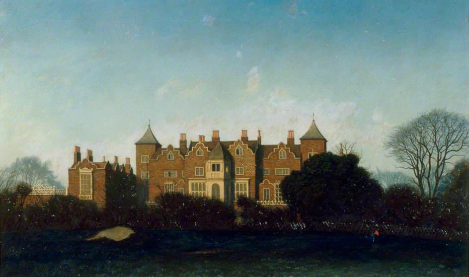 Wikioo.org - The Encyclopedia of Fine Arts - Painting, Artwork by Algernon Cecil Newton - Holland House, Kensington
