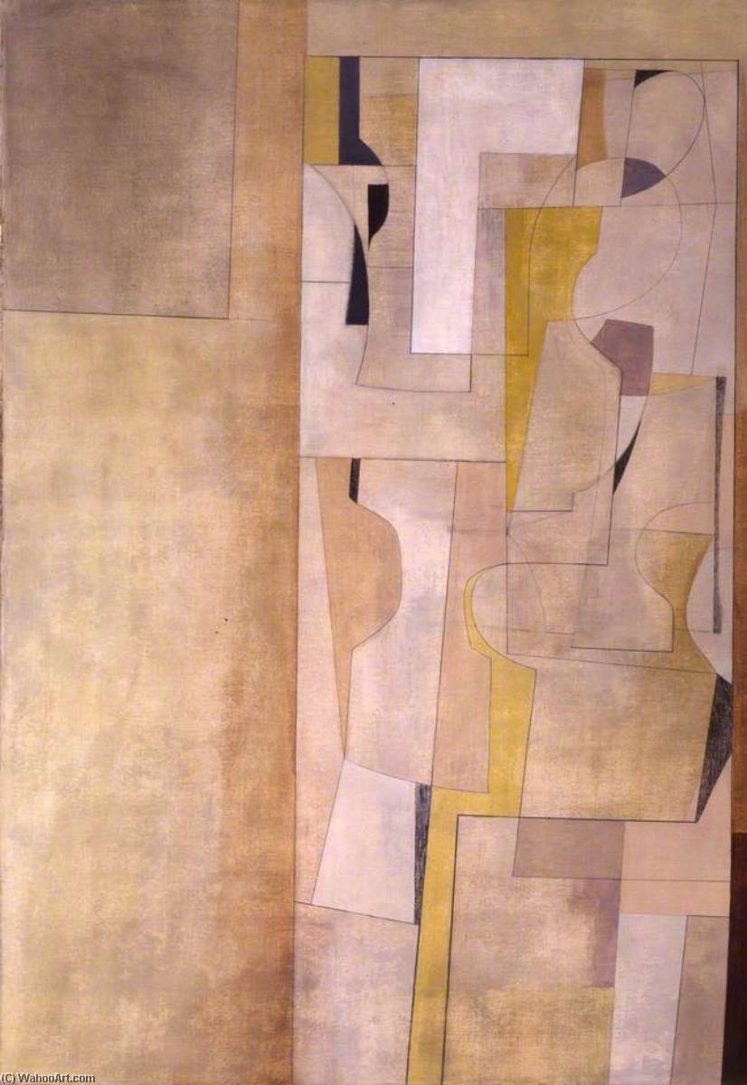 Wikioo.org - The Encyclopedia of Fine Arts - Painting, Artwork by Ben Nicholson - March 1949 (Trencrom)