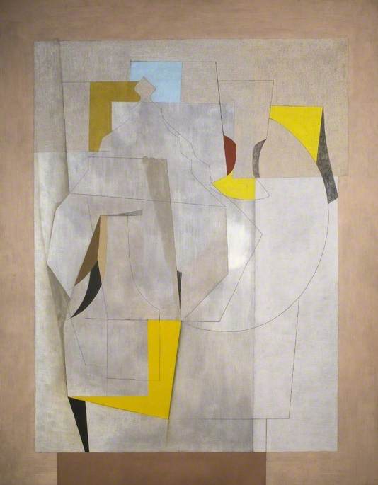 Wikioo.org - The Encyclopedia of Fine Arts - Painting, Artwork by Ben Nicholson - 1950 (still life Dolomites)