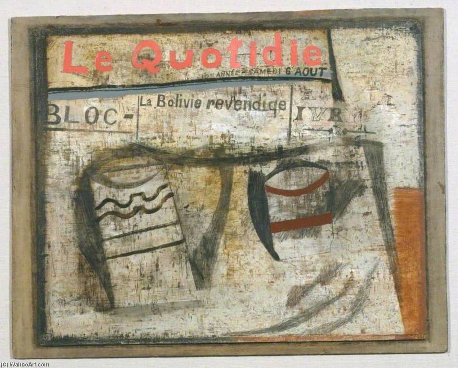 Wikioo.org - The Encyclopedia of Fine Arts - Painting, Artwork by Ben Nicholson - 1932 (Le Quotidien)