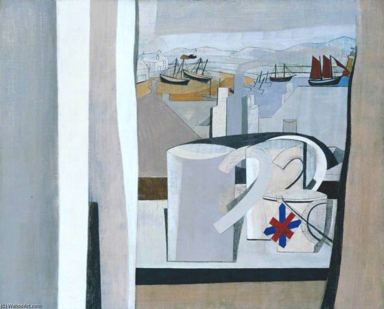 Wikioo.org - The Encyclopedia of Fine Arts - Painting, Artwork by Ben Nicholson - 1943 45 (St Ives, Cornwall)