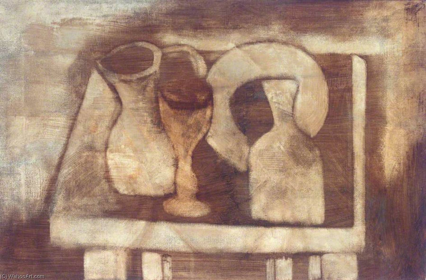 Wikioo.org - The Encyclopedia of Fine Arts - Painting, Artwork by Ben Nicholson - 1926 (still life – L.L.)