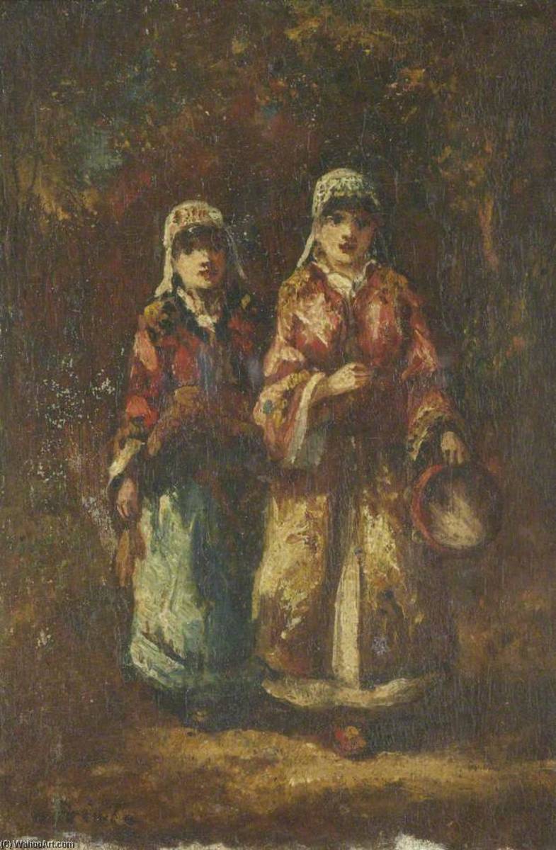 Wikioo.org - The Encyclopedia of Fine Arts - Painting, Artwork by Narcisso Díaz De La Peña - Bohemiennes mendicantes